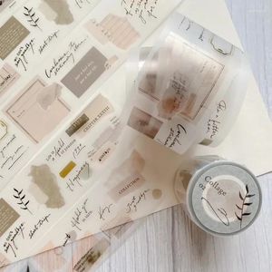Geschenkpapier Shiwu Studio Collage 02 Washi PET-Klebeband für Kartenherstellung DIY Scrapbooking dekorative Aufkleber