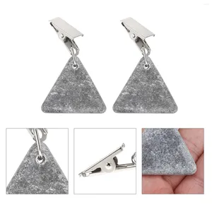 Tavolo tavolo 4pcs Triangle marmo anticarla clip delicata copertura sospendente in tessuto