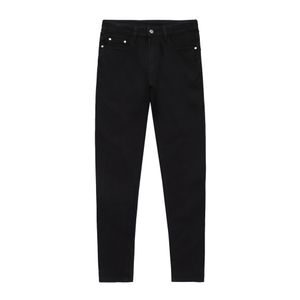 Solid Streetwear Modna czarna dżins Slim Stretch Designer Purple Marka European Jean High Street Fashion Jeans