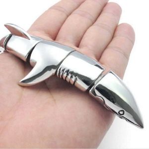 Armband Creative Jewelry Titanium Steel Armband Trend Shark Armband Men Gold Rostfritt stål Titan Steel Armband