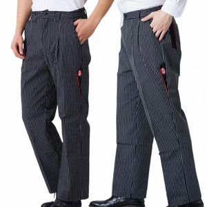 pantaloni da cuoco unisex Servizio di ristorazione autunnale e invernale Nave libera autunno Pantaloni da cuoco pantaloni da lavoro pantaloni da cuoco a righe a quadri e47m #