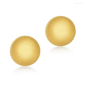 Серьги-гвоздики из желтого золота 18 карат, женские AU750
