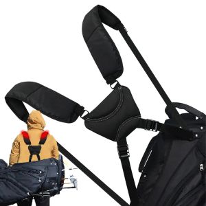 AIDS Rahat yastıklı golf torbası kayışları Çift omuz yedek kayış ayarlanabilir sırt çantası tüm markalara uyuyor