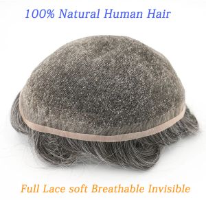 100% naturalna szwajcarska koronkowa peruka mężczyźni toupee ludzkie włosy mężczyźni peruka włosa włosa prawdziwe włosy naturalne włosy do włosów wymiana systemu