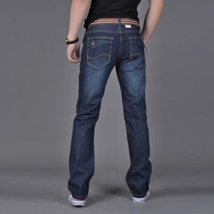 Men'S Casual Jeans Pants Autumn Denim Hip Hop Loose Work Long Trousers Slim Warm Long Trousers For Mens