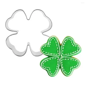 Formy do pieczenia zmywarki do zmywarki Bezpieczne ciasteczka kadzi wielkanocne zestaw noża na jajka kwiat marchewki Shamrock kształty stali nierdzewnej do kuchni