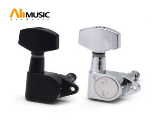 Um conjunto de guitarra selada grande quadrado peg tuning pegs tuner máquina cabeças perna reta para guitarra elétrica acústica peças com log3346043