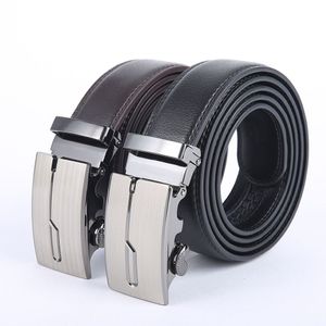 Belt Men Belts Designers Ceinture Homme Marque Genuine Leather Mens Belt Kemer Automatic Buckle Formal Solid Cintura Uomo New211o