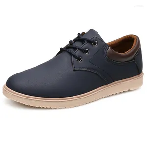 Casual Shoes Men Leather 2024 Summer Brand Comfortable Flat For Trendy Sneaker Oxfords