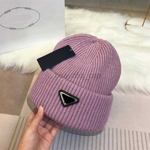 Designer-Beanie-Schädel-Kappen, Frühling, neues Buchstabenmuster, Damen-Strickmütze, modisch, lässig, Unisex-Stil