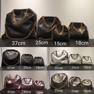 Yeni McCartney Falabella Omuz Çantası Tasarımcı Çanta Büyük Kapasiteli Deri Zinciri Kadınlar Crossbody Bag Messenger Tote Çanta Cüzdan Çantası Yüksek Kalite