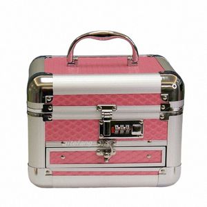 2022 Neue Make-up-Box Künstler Schönheit Kosmetische Fälle Bilden Tasche Tattoo Nagel Multilayer Toolbox Lagerung Organizer Schmuck Organizer N1g5 #