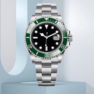 Mens Waterproof Designer Watches 2813 Mechanical Movement Fashion Watches Automatic 40mm Wristwatch Green Black 904l Rostfritt stålklocka