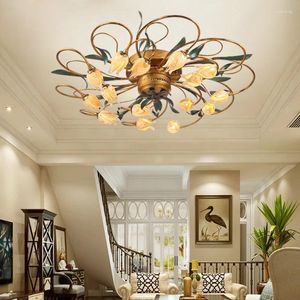 Ceiling Lights Salsa Nordic Living Room Creative Personality Lamp Bedroom Warm American Garden Lantern Romantic Retro