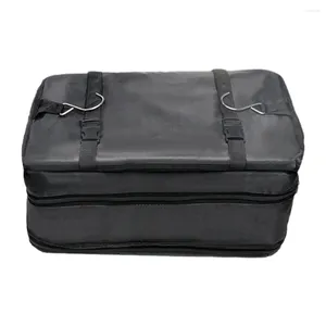 Caixas de armazenamento 3 camadas portátil pendurado prateleiras de viagem saco grande capacidade embalagem cubo organizador 4 compartimentos carry-on