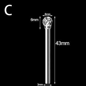 1PCS 3x6mm Metal Rysunek węglikowy