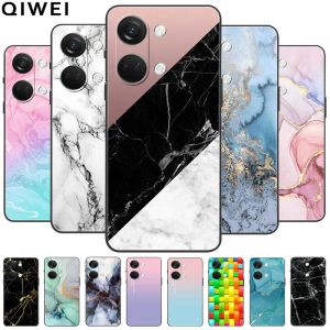 Для одного плюс NORD3 5G CASE Silicone Panted Soft Protective Covers для OnePlus Nord 3 5G Chrode 1+ NORD3 TPU Coques Marble