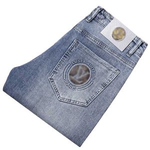 2024 Herren Jeans Designer bestickte bedruckte Jeans Herren Frühjahr neuer Trend schlanke Hosen Mode