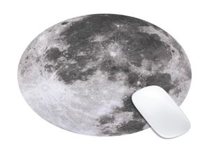 Astro Series Round Mouse Lunar Pattern Pads Office Home Desk Acessórios Antiderrapantes Fácil Limpeza Mouses Pad Descansos de Pulso para Mulheres M82368389