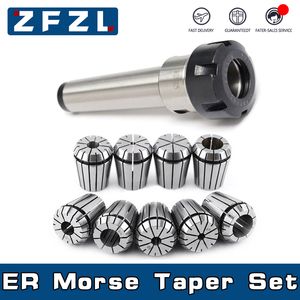 1pc Morse Konik MT2 MT3 MT4 ER16 ER20 ER25 ER32 Alet Tutucu MTA2/3/4 MTB2/3/4 +9 PCS CNC Freze Torna Araçları için Yay Koletleri