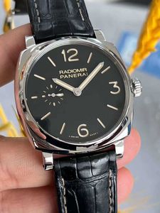 Watch Watch Fashion Wristwatches Panerass Instant 1940 Series 00512 Manual Mechanical Men 42mm مقاوم للماء المصمم من الفولاذ المقاوم للصدأ