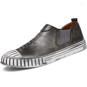 Walking Shoes 2024 Mens Breattable Outdoor Sports Travel Leather For Man Color Brown Grey Black JL922