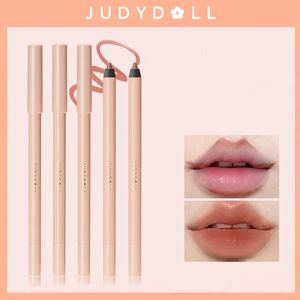 Judydoll Lipliner Pen Matte Velvet Lip Liner Pencil Outline Lip Shape Lipstick Waterproof Långvarig naken läppglans 240327
