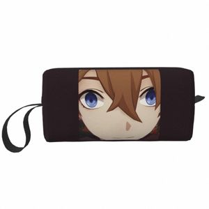 Tartaglia Childe Genshin Impact Borsa da toilette da viaggio per le donne Anime Gioco Trucco Cosmetico Organizzatore Beauty Storage Dopp Kit 38t0 #