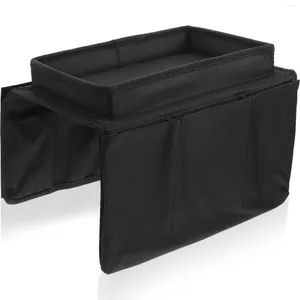 Storage Bags Armrest Couch Sofa Organizer Holder Arm Tray Remote Control Holders Pocket Armchair Chair Drink Bedside
