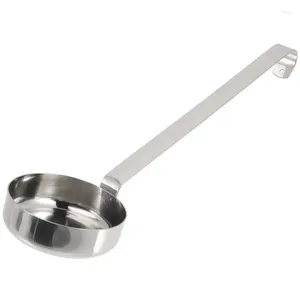 Cucchiai in acciaio inox, cucchiaio lungo, manico per mestolo, salsa, per servire piatti da forno, misurino da cucina