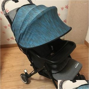 Barnvagnsdelar Tillbehör Baby Sunshade Sun Visor er Vindtät regnskydd Paraply Awising Shelter Drop Delivery Kids Maternity S DHFS9