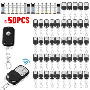 50/40/30/20/10/5pcs 433MHz Controle remoto 4CH Duplicador de cópia de chave para o carro elétrico portão elétrico portão de garagem Duplicador de abridor de porta de garagem