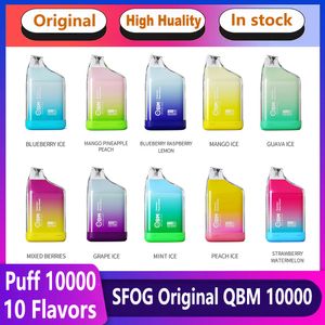 Puff 10000 Vape descartável QBM Caixa 10000 Puff Vapes Disponível Puff 10k Vaper 20ml PRÉ-REGO VAPOS CAIXA DE VAPOS 10K FLUFER AR FLUFER ADJUSTÁVEL 10 FLAVORES PENA VAPOR