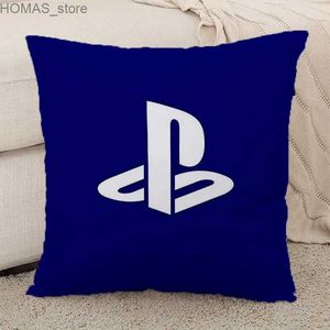 Kudde PlayStations Dekorativ kudde täcker 45x45 sängkläder kudde täcke y240401