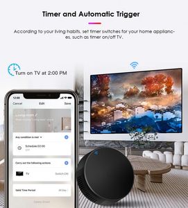 Corui Tuya WiFi IR Remote Control App Control Smart Universal Infrared Remote för AC TV DVD -användning med Alexa Google Home Assistant