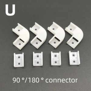 2-200PCS 90/180 Złącze kątowe, link profilu aluminiowego LED, V Złącze profilu profilu U Profilu