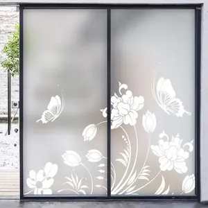 Window Stickers Electrostatic Adhesive Free Frosted Glass Film Selling Bathroom Anti Peeping Transparent Opaque Sticker