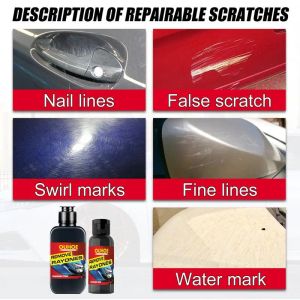 30/120ml Car Scratches Swirl Remover Professional Automotive Polish Wax Paint Restorer Car Vehicle Repairing Tool Maintainance