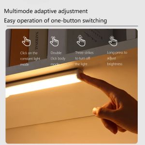 Motion Sensor Light Led Wireless Night Light USB Rechargeable 25000h Use Lamp Decor For Kitchen Cabinet Bedroom Indoor Lighting
