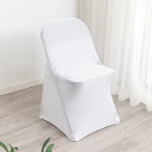 Pokrywa krzesła 1PCS Biała okładka elastyczna el bankiet ślubny pełny