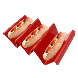 TACO TACO Stands Display Stand Portable Cake Racks Wave Shape Pancake Shelf Holder för Shop Restaurant