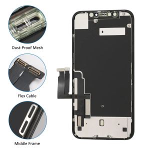 5 PCS EBR Incell LCD Wyświetlacz dla iPhone'a X XR XS MAX 11 12 Pro 13 Mini 14 15 Plus Touch Digitizer Screen Wymiana ekranu