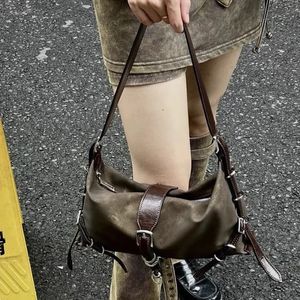 Vintage koreańskie wszystkie mecze torebki streetwearne moda mody casual ramię y2k estetyka ins prosta crossbody Trendy 240326