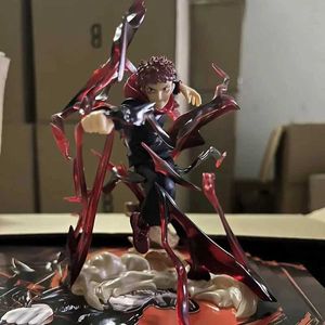 Anime Manga Anime Jujutsu Kaisen Figura de ação Toys 19cm Itadori yuji figuras manga estatueta gk estátua PVC Modelo Doll Presente 240414