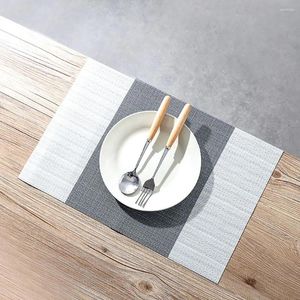 Tapetes de mesa com isolamento térmico antiderrapante lavável tapete de PVC para casa