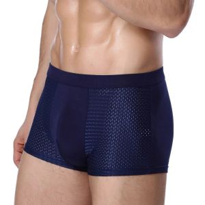 Bambuar Bamboo Boxer Kort män Mikrofiber Boxer Briefs Underkläderkomprimeringsträcka