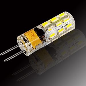 G4 светодиод 12 В переменного тока DIMBEABLE LED LAMP G4 24/48LEDS 3014 SMD лампочка лампы