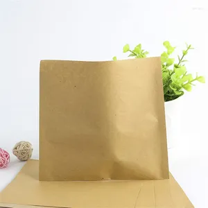 Bakningsverktyg 100 st/packar matpaket påsar solid färg bageri förpackning oljefast papperspåse donut bröd kraft