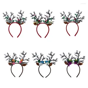 Party Supplies LED JUL ELK Pannband Antlers hjorthorn hårband