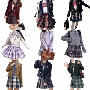 2023 nuova giacca corta giacca sportiva delle donne giapponese JK giacca uniforme Lg manica cappotto Stundent ragazze JK scuola vestiti anime P4pI #